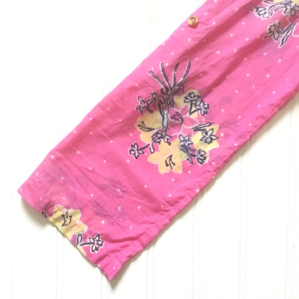 Lilly Pulitzer Cotton Floral Blouse - Picture 5 of 6